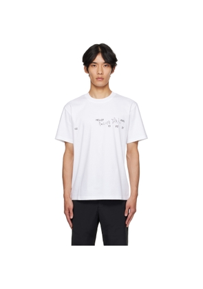 HELIOT EMIL White Fulgens T-shirt