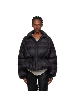 Rick Owens Black Concordians Sail Down Jacket
