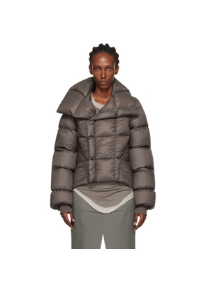 Rick Owens Gray Concordians Naska Duvet Down Jacket