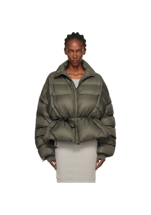 Rick Owens Khaki Concordians Sail Down Jacket