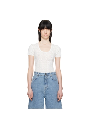 Loulou de Saison Off-White Silas Bodysuit