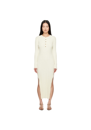 Loulou de Saison Off-White Eldara Maxi Dress
