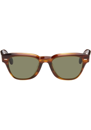Oliver Peoples Brown Rueny Sunglasses
