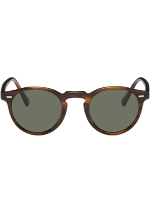 Oliver Peoples Brown Gregory Peck Sunglasses