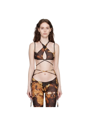 KNWLS Brown Glimmer Camisole