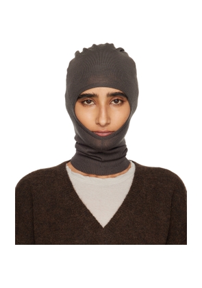 Rick Owens Gray Concordians Skull Balaclava