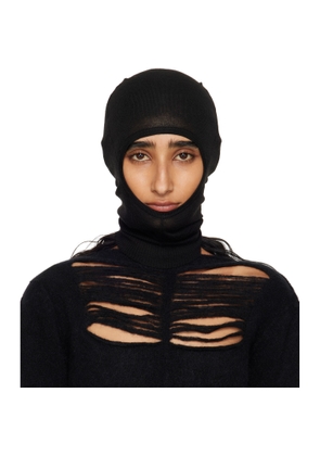 Rick Owens Black Concordians Skull Balaclava