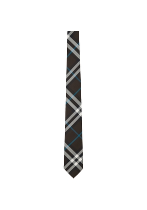 Burberry Multicolor Check Silk Tie