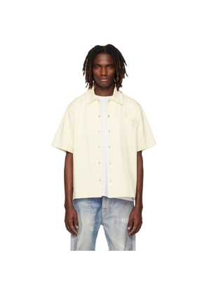CARRER Off-White Beck Short Snap Shirt