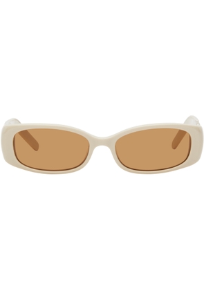 DMY Studios SSENSE Exclusive Off-White Billy Sunglasses