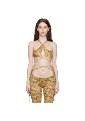 KNWLS Beige Glimmer Camisole
