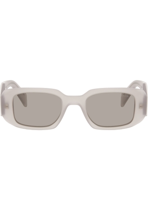 Prada Eyewear Purple Symbole Rectangle Acetate Sunglasses