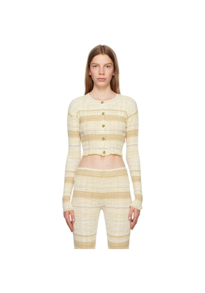 Acne Studios SSENSE Exclusive Beige Cardigan