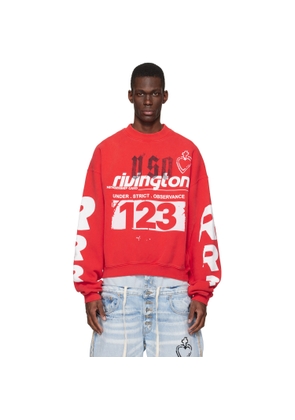 Rivington Roi Rebis Red Membership USO Crewneck Sweatshirt