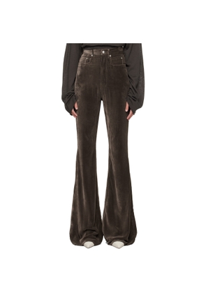 Rick Owens Gray Concordians Bolan Bootcut Trousers