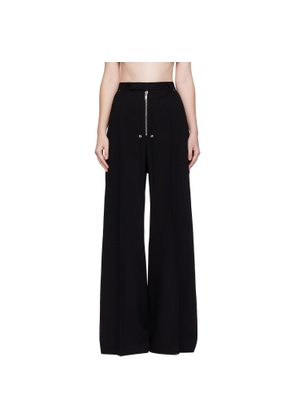 Rick Owens Black Concordians Tailored Wide Belas Trousers