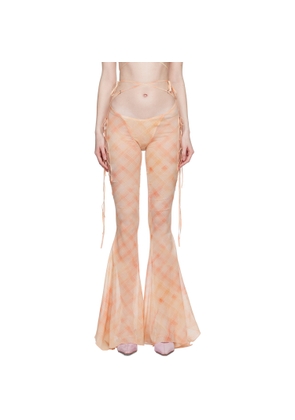KNWLS Orange Glimmer Trousers