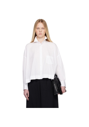 YOHJI YAMAMOTO Off-White Broad Oversized Shirt