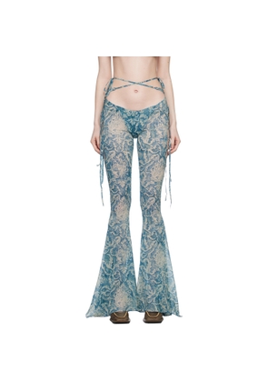 KNWLS Blue Glimmer Trousers