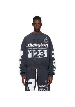 Rivington Roi Rebis Black Membership USO Crewneck Sweatshirt