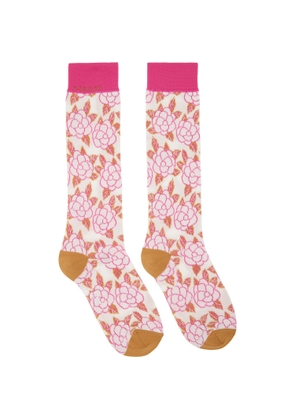 Marni Multicolor Flower Jacquard Socks