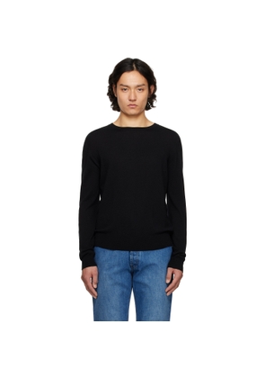 The Row Black Rowley Sweater
