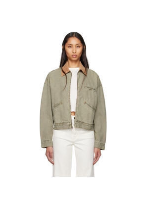 SLVRLAKE Green Camden Garage Jacket