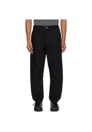 Mordecai Black Zipper Trousers