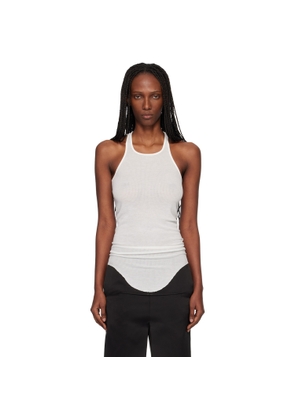 Rick Owens Off-White Temple Basic Rib Tank Top