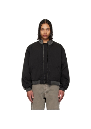 ALEXANDER DIGENOVA Black RL-Bomber Jacket