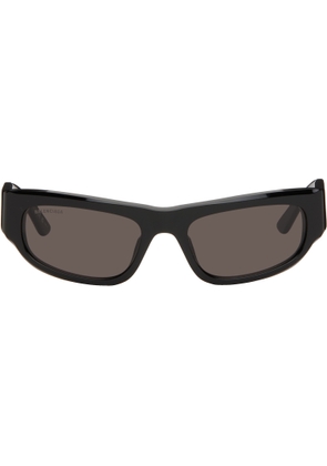 Balenciaga Black Rectangular Sunglasses