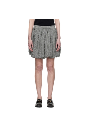 Marni Black & White Balloon Miniskirt