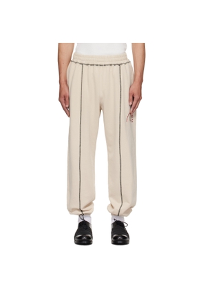 Silas Off-White Embroidered-Logo Sweatpants
