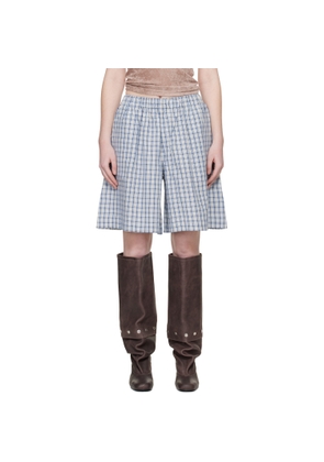 Baserange Blue Claude Shorts