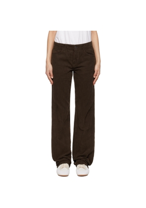 The Row Brown Carlyl Trousers