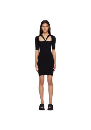 GANNI Black Cutout Minidress