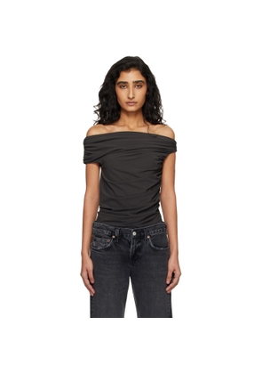 AGOLDE Brown Sherilyn Bodysuit