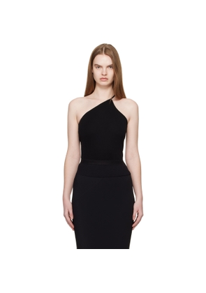 Rick Owens Black Temple One Shoulder Top