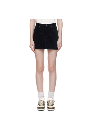 A.P.C. Navy Mini-Jupe Miniskirt