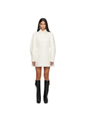 Givenchy White Cocoon Denim Minidress
