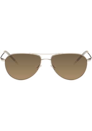 Oliver Peoples Silver Benedict Sunglasses