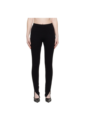 TOTEME Black Zip Leggings
