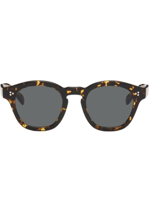 Oliver Peoples Black & Yellow Boudreau Sunglasses
