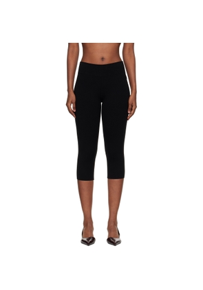 TOTEME Black Capri Knit Leggings
