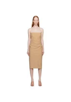 Max Mara Beige Bernard Midi Dress