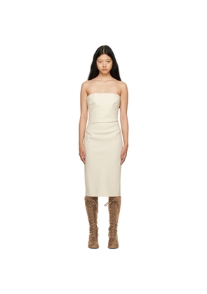Max Mara Off-White Bernard Midi Dress