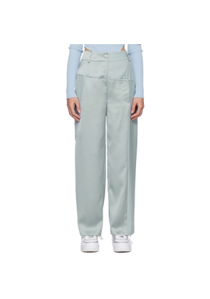 Feng Chen Wang Gray Paneled Trousers