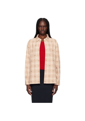 Maison Kitsuné Pink Light Overshirt