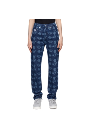 Billionaire Boys Club Blue 'Diamond & Dollars' Jeans