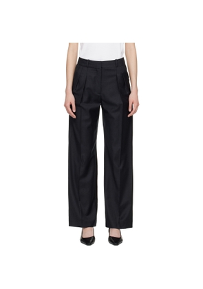 Loulou de Saison Black Sbiru LDS Straight Leg Trousers